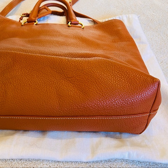 Prada Vitello Daino Tote Bag (Papaya Large) - Picture 5 of 8